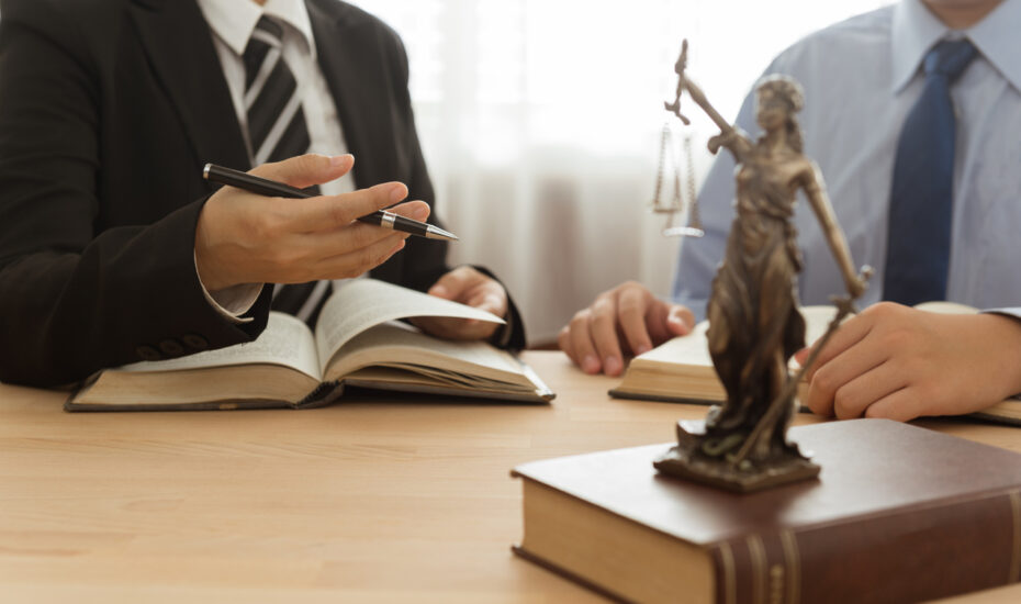 lawyer and client